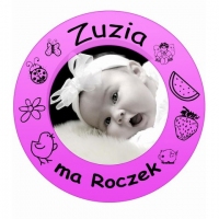 Opłatek na tort okrągły Roczek 0724