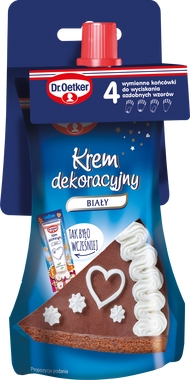 Krem dekoracyjny biały