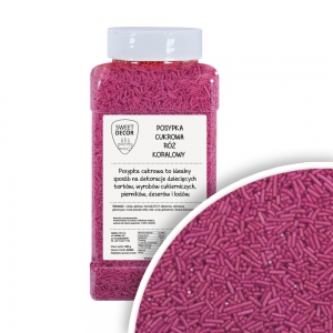 Posypka róż koralowy 1kg