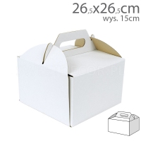 Opakowanie na tort 26x26x11