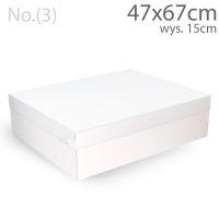 Opakowanie na tort 47x67x15 DUŻE