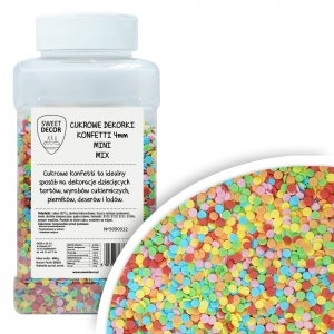 Dekoracje cukrowe Confetti 600g