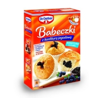 Babeczki z konfiturą jagodową