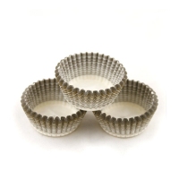 Papilotki złote 24mm  - 100 szt