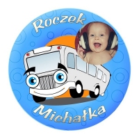 Opłatek na tort okrągły Roczek 0718