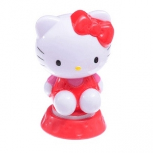 Figurka HELLO KITTY na tort 9,5cm - czerwona