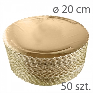 Okrągłe podkłady pod tort GRUBE- 20cm (50szt)