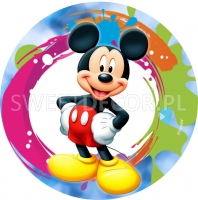 Opłatek na tort Mickey Mouse - 50318900A - 21 cm