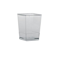 Pucharek Plastikowy CLASSIC Kwadrat 60ml zestaw 100szt
