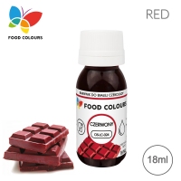 Barwnik do białej czekolady 18ml - czerwony