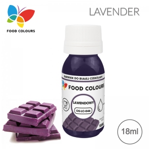 Barwnik do białej czekolady 18ml - Lawendowy