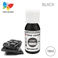 Barwnik do białej czekolady 18ml - Naturalny Czarny