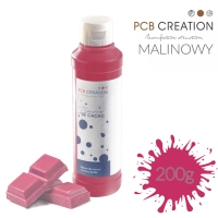 Barwnik na bazie tłuszczu kakaowego - 200g - PCB Creation - malinowy
