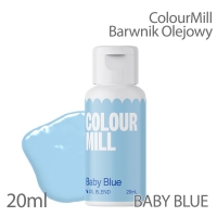 Barwnik olejowy do mas tłustych 20ml - Colour Mill - Baby Blue