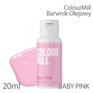 Barwnik olejowy do mas tłustych 20ml - Colour Mill - Baby Pink