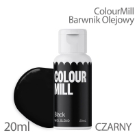 Barwnik olejowy do mas tłustych 20ml - Colour Mill - Black