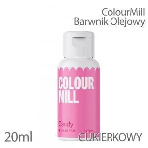 Barwnik olejowy do mas tłustych 20ml - Colour Mill - Candy
