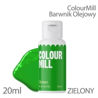 Barwnik olejowy do mas tłustych 20ml - Colour Mill - Green