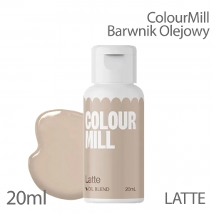 Barwnik olejowy do mas tłustych 20ml - Colour Mill - Latte