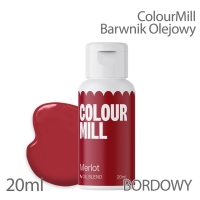 Barwnik olejowy do mas tłustych 20ml - Colour Mill - Merlot