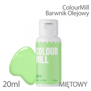 Barwnik olejowy do mas tłustych 20ml - Colour Mill - Mint