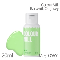 Barwnik olejowy do mas tłustych 20ml - Colour Mill - Mint