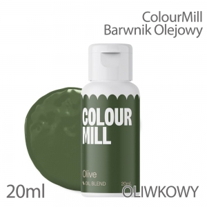Barwnik olejowy do mas tłustych 20ml - Colour Mill - Olive