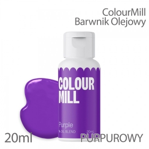 Barwnik olejowy do mas tłustych 20ml - Colour Mill - Purple