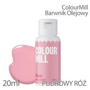 Barwnik olejowy do mas tłustych 20ml - Colour Mill - Rose