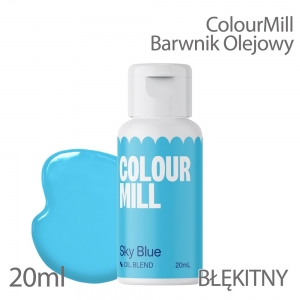 Barwnik olejowy do mas tłustych 20ml - Colour Mill - Sky Blue