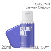 Barwnik olejowy do mas tłustych 20ml - Colour Mill - Violet