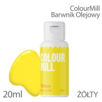 Barwnik olejowy do mas tłustych 20ml - Colour Mill - Yellow