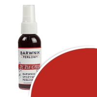 Barwnik perłowy czerwony 50ml spray