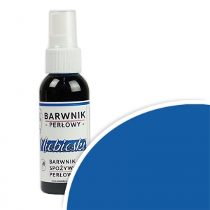 Barwnik perłowy niebieski 50ml spray