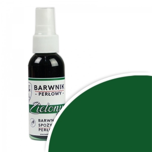 Barwnik perłowy zielony 50ml spray