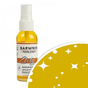 Barwnik perłowy złoty 50ml spray