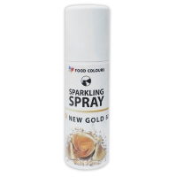 Barwnik sparkling - metaliczny spray -  Złoty - 250ml
