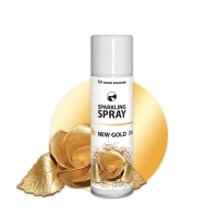 Barwnik sparkling - metaliczny spray -  Złoty - 250ml