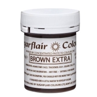 Barwnik Sugarflair Paste Colours -BROWN EXTRA Spectral 42g