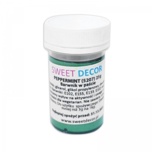 Barwnik Sugarflair Paste Colours - PEPPERMINT Pastel 25g