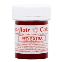 Barwnik Sugarflair Paste Colours - RED EXTRA Spectral 42g