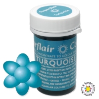 Barwnik Sugarflair Paste Colours - TURQUOISE Spectral 25g