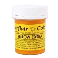 Barwnik Sugarflair Paste Colours - YELLOW EXTRA Spectral 42g