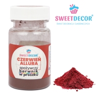 Barwnik w proszku czerwony allura 8g