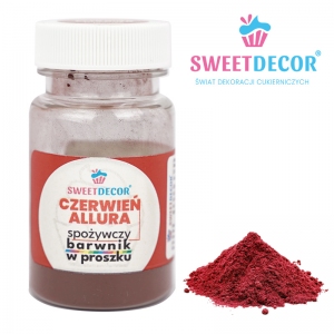 Barwnik w proszku czerwony allura 8g