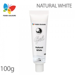 Barwnik w żelu Naturalny Biały - Food colours 100g - wybielacz