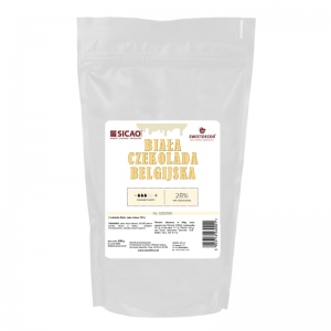 Belgijska czekolada biała SICAO 28% - 500g