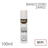 Bianco Doro - Zamsz biały Super White 100ml - dekoracyjny (z E171) - nie do spożycia, dekoracyjny, dekoracyjny