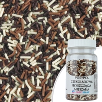 Błyszcząca posypka czekoladowa - MIX - 60g