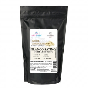 CACAO BARRY Czekolada BIAŁA - BLANC SATIN WHITE CHOCOLATE 29% - 500g